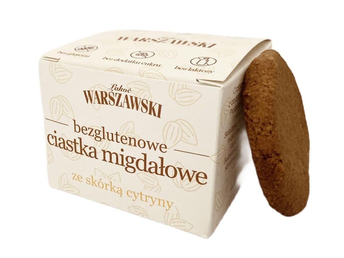 Ciastka Migdałowe ze skórką cytryny – Łakoć Warszawski