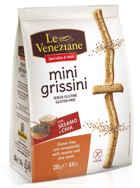 Grissini z chia i sezamem – Le Veneziane