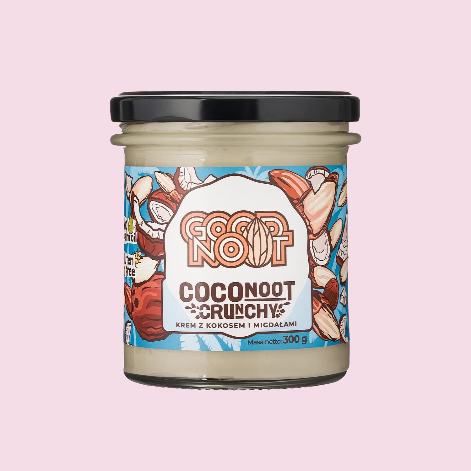 Krem z kokosem i migdałami z kawałkami orzechów COCONOOT CRUNCHY – Good Noot