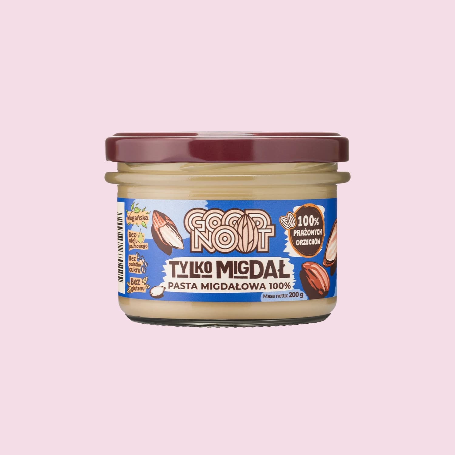 Pasta migdałowa 100% TYLKO MIGDAŁ – Good Noot