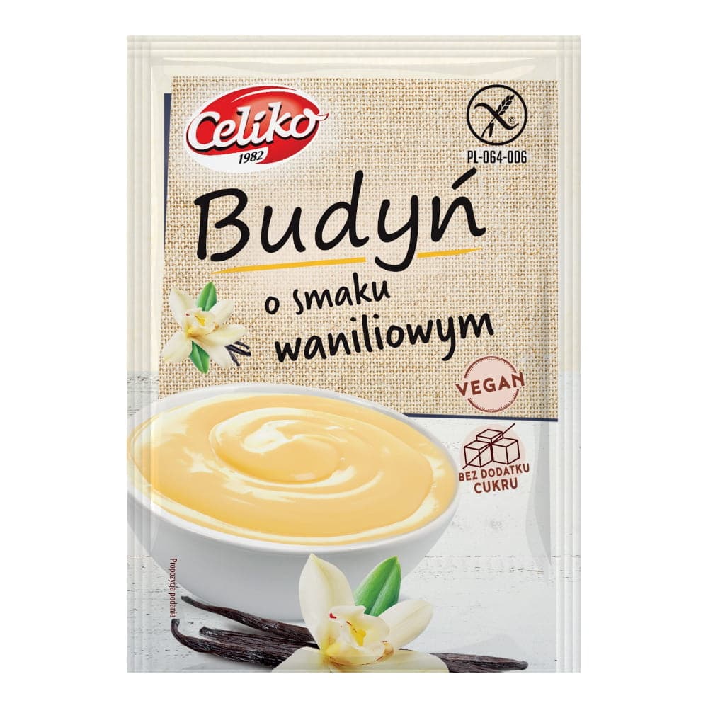 Budyń o smaku waniliowym – Celiko